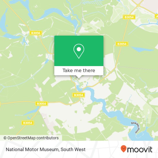 National Motor Museum map