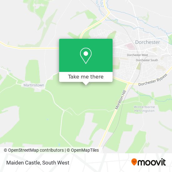Maiden Castle map