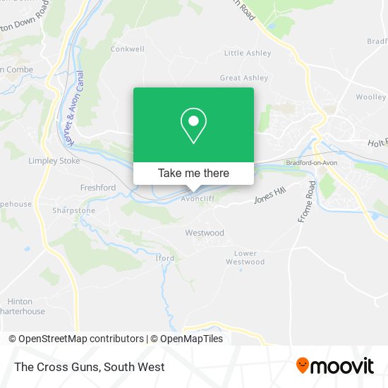 The Cross Guns map