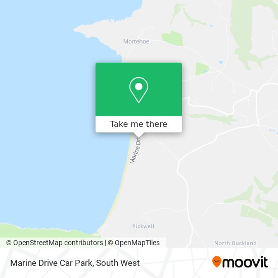 Marine Drive Car Park map
