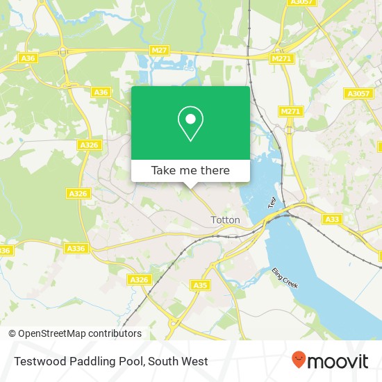 Testwood Paddling Pool map