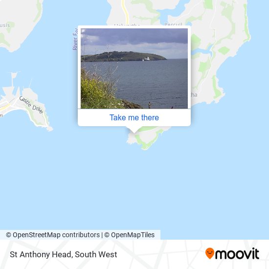 St Anthony Head map