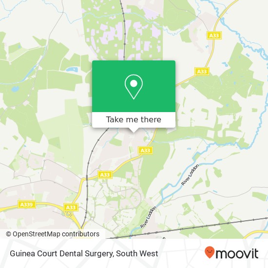 Guinea Court Dental Surgery map