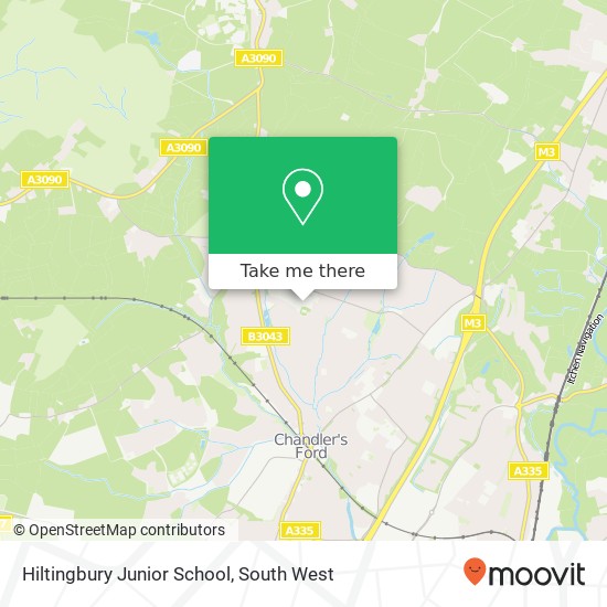 Hiltingbury Junior School map