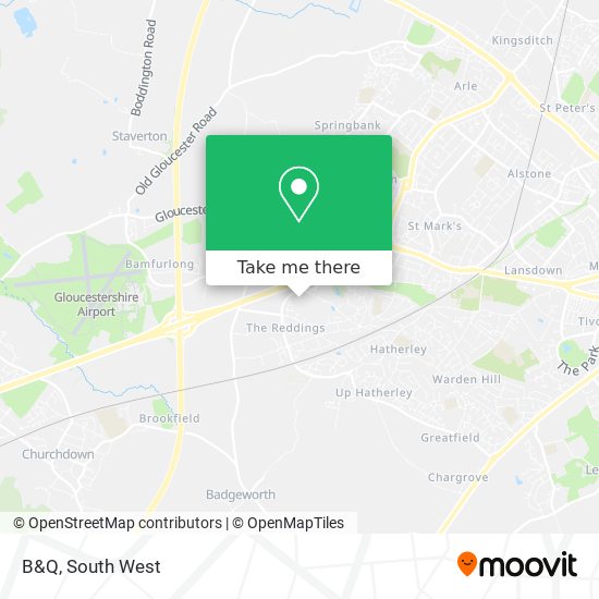 B&Q map