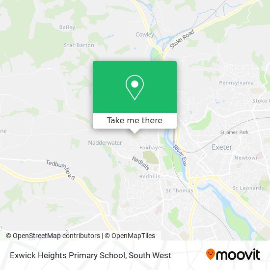 Exwick Heights Primary School map