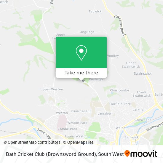 Bath Cricket Club (Brownsword Ground) map