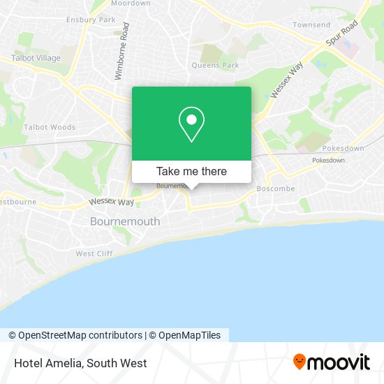 Hotel Amelia map