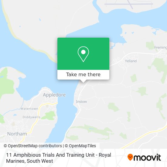 11 Amphibious Trials And Training Unit - Royal Marines map