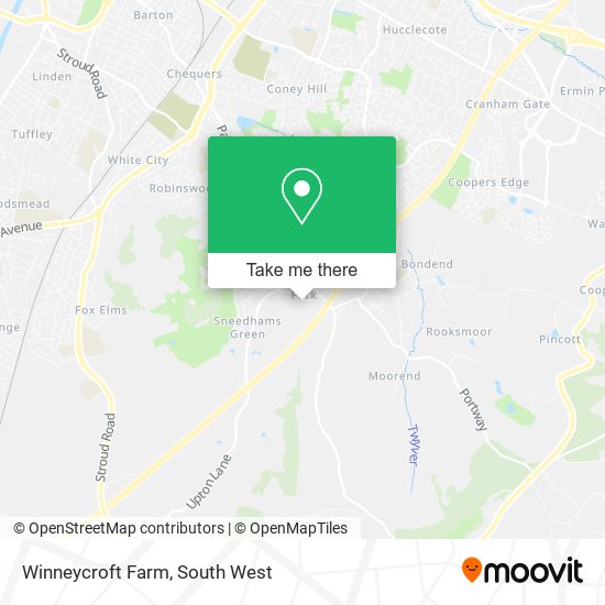Winneycroft Farm map