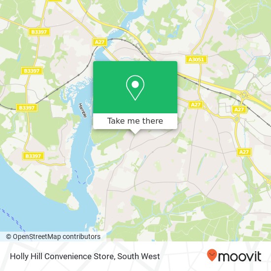Holly Hill Convenience Store map