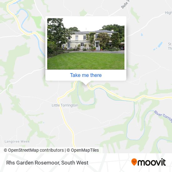 Rhs Garden Rosemoor map