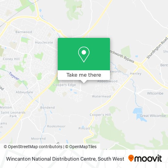 Wincanton National Distribution Centre map