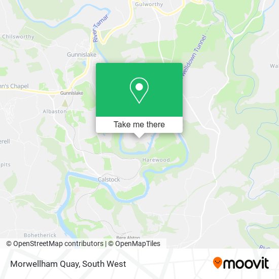 Morwellham Quay map