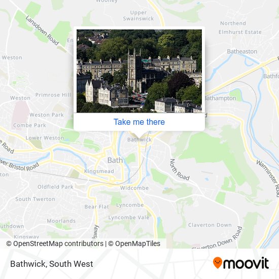 Bathwick map