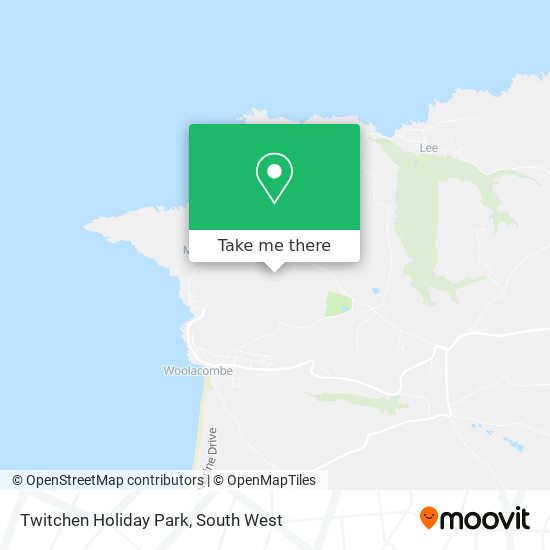 Twitchen Holiday Park map