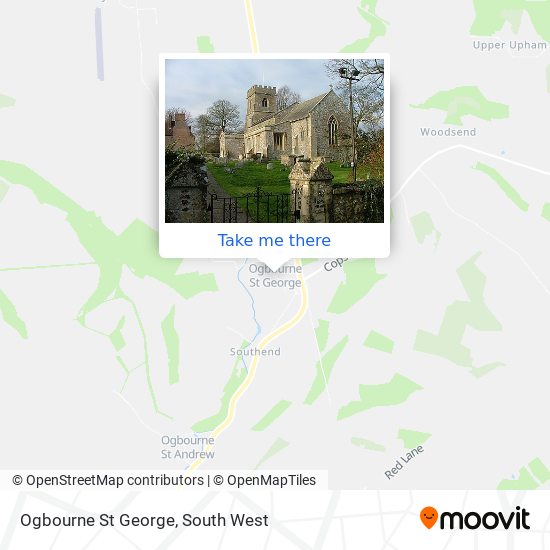 Ogbourne St George map