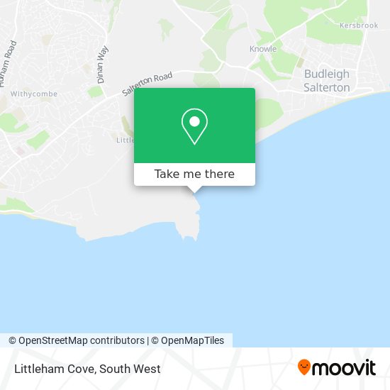 Littleham Cove map