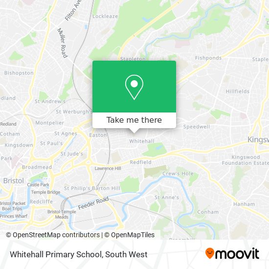 Whitehall Primary School map