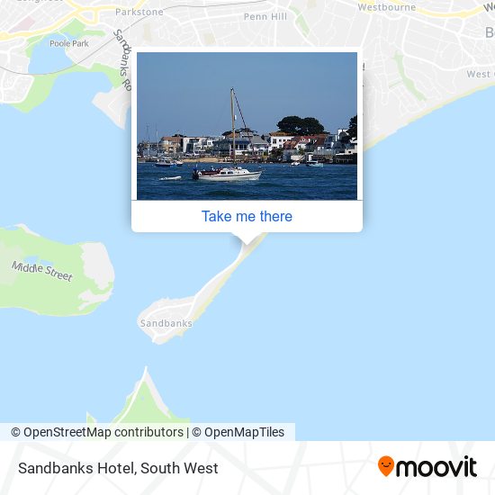 Sandbanks Hotel map