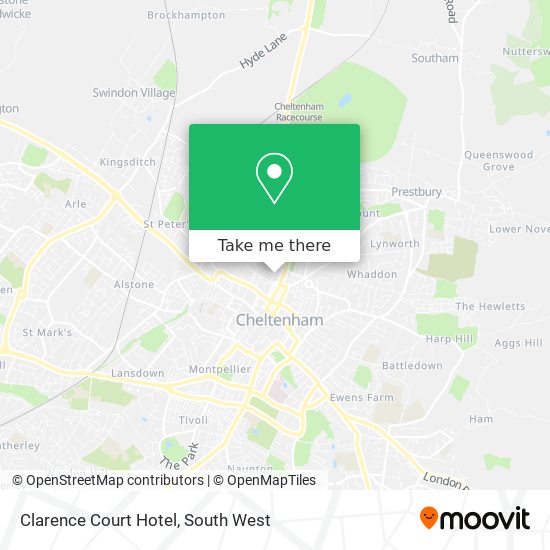 Clarence Court Hotel map