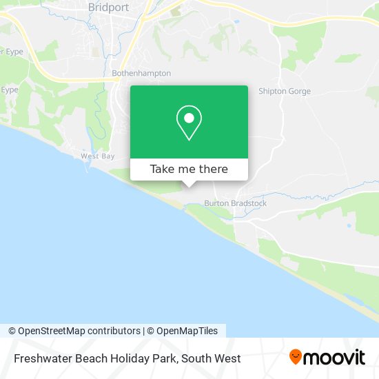 Freshwater Beach Holiday Park map