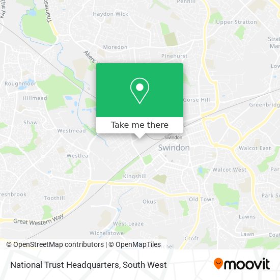 National Trust Headquarters map