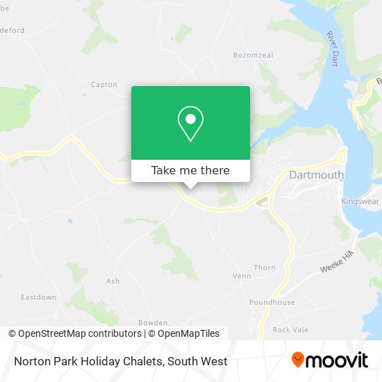 Norton Park Holiday Chalets map