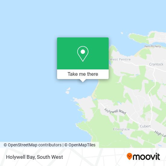 Holywell  Bay map