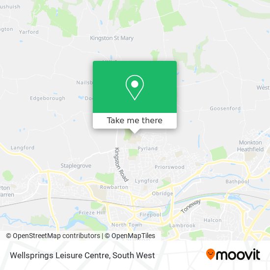 Wellsprings Leisure Centre map