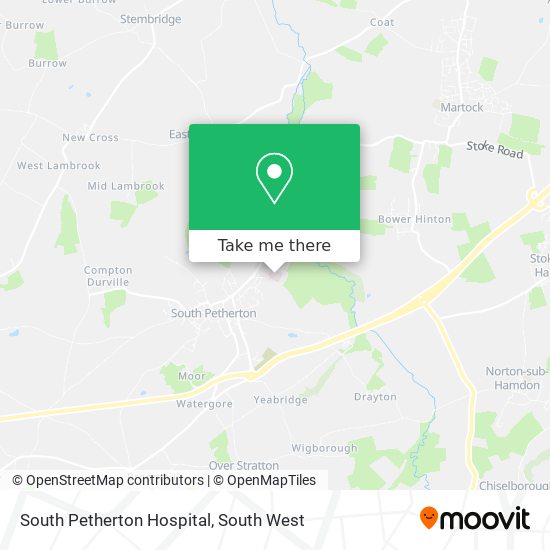 South Petherton Hospital map