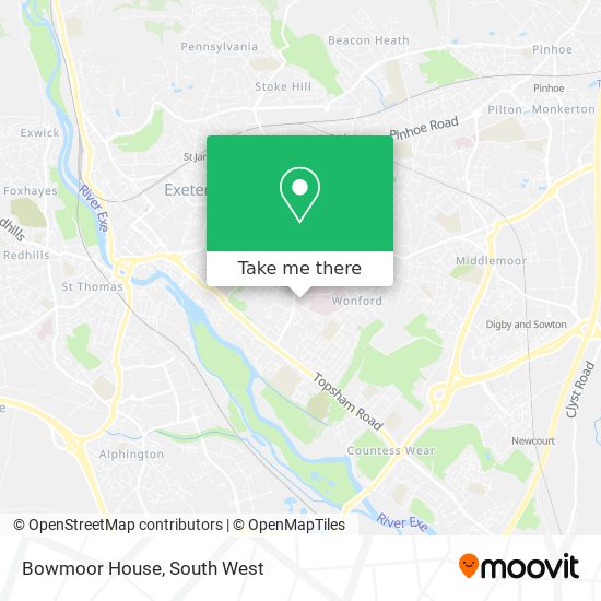 Bowmoor House map
