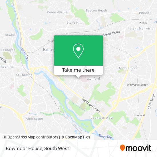 Bowmoor House map