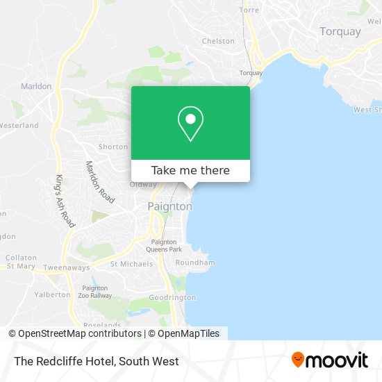 The Redcliffe Hotel map