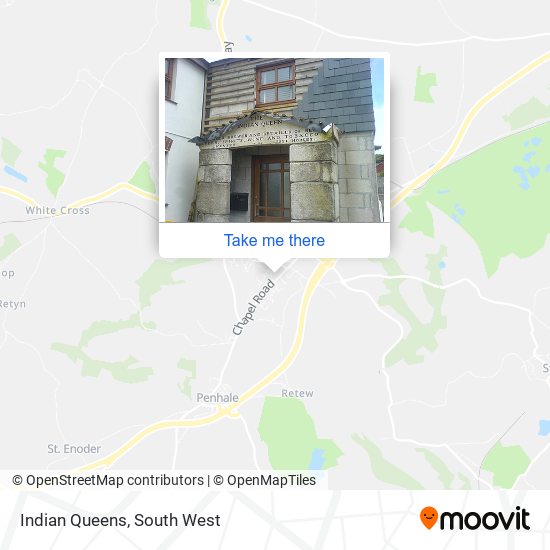 Indian Queens map