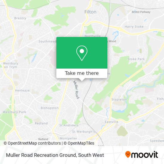 Muller Road Recreation Ground map