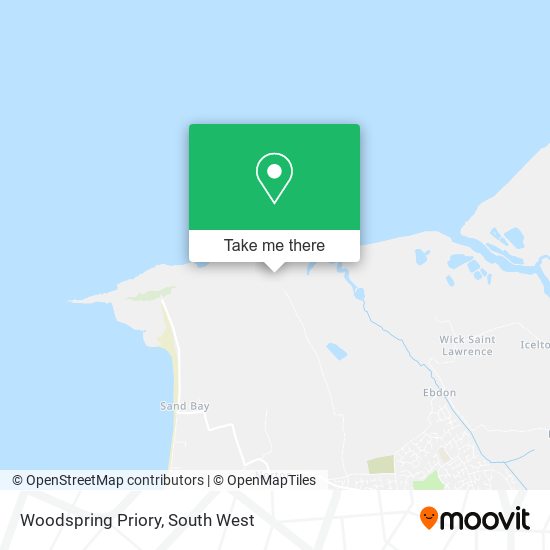 Woodspring Priory map