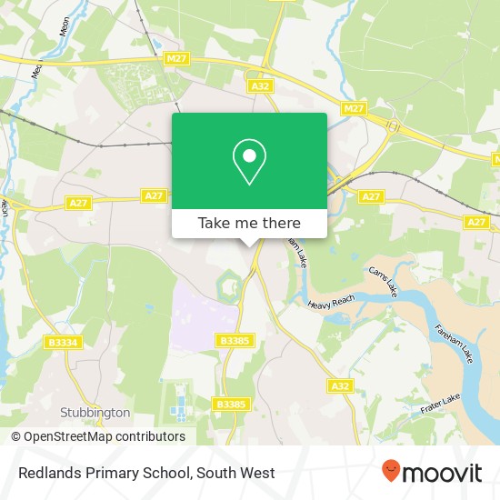 Redlands Primary School map