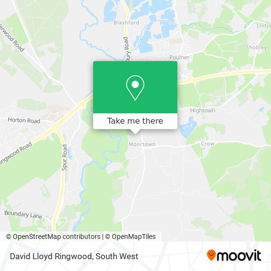 David Lloyd Ringwood map