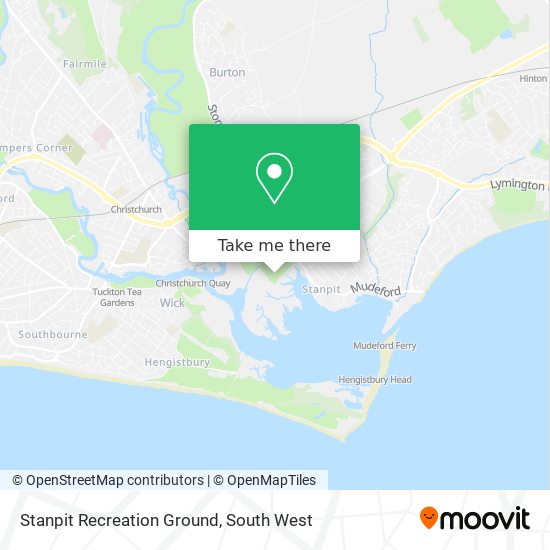 Stanpit Recreation Ground map