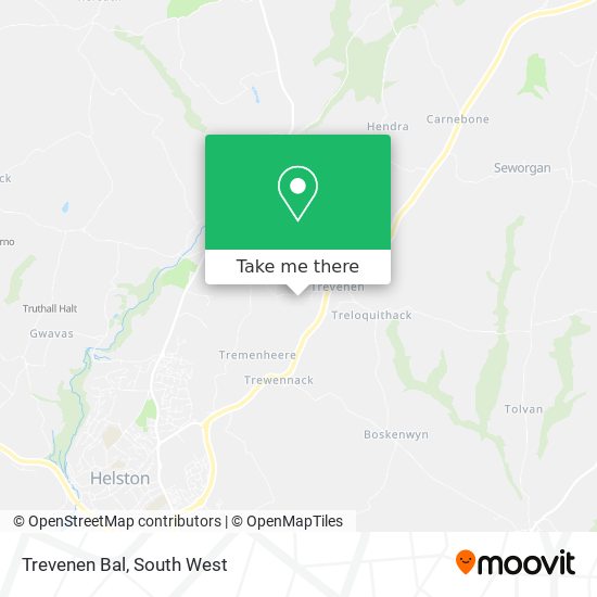 Trevenen Bal map