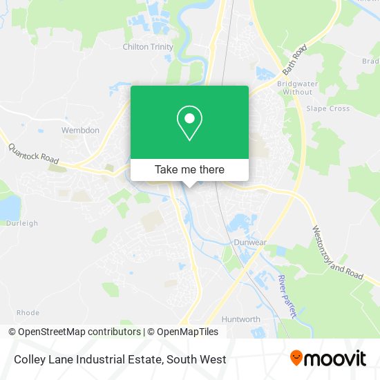 Colley Lane Industrial Estate map