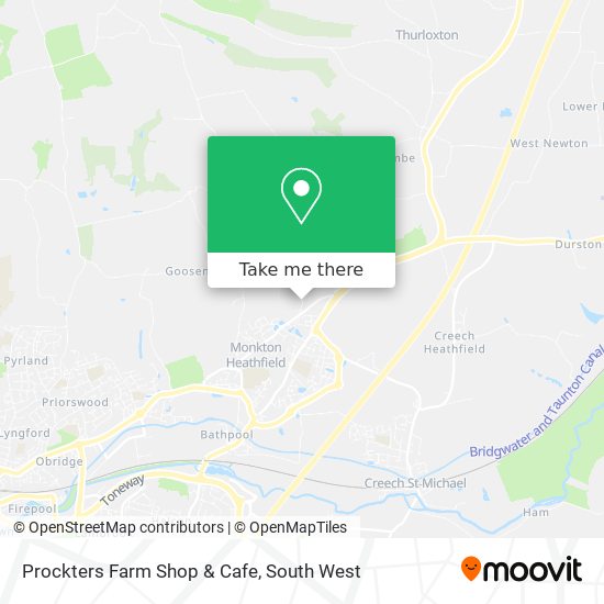 Prockters Farm Shop & Cafe map