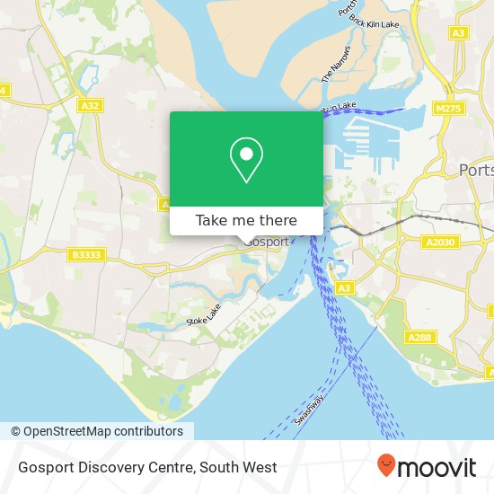 Gosport Discovery Centre map