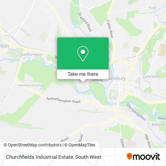 Churchfields Industrial Estate map