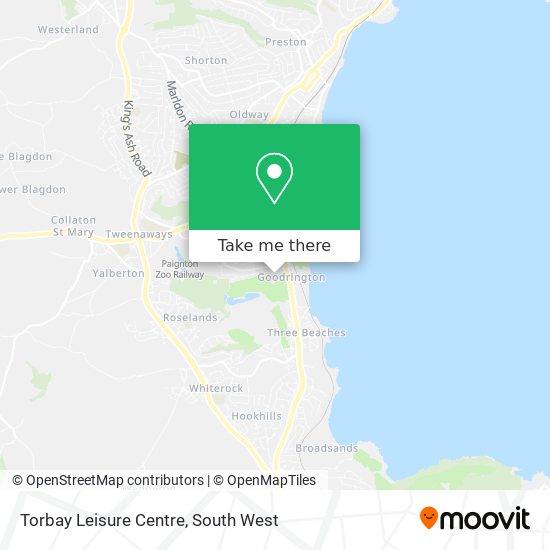 Torbay Leisure Centre map