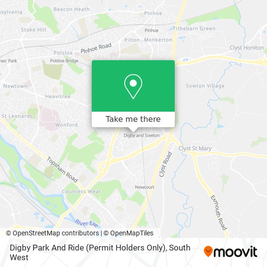 Digby Park And Ride (Permit Holders Only) map