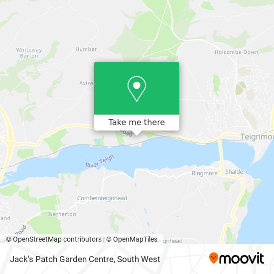 Jack's Patch Garden Centre map