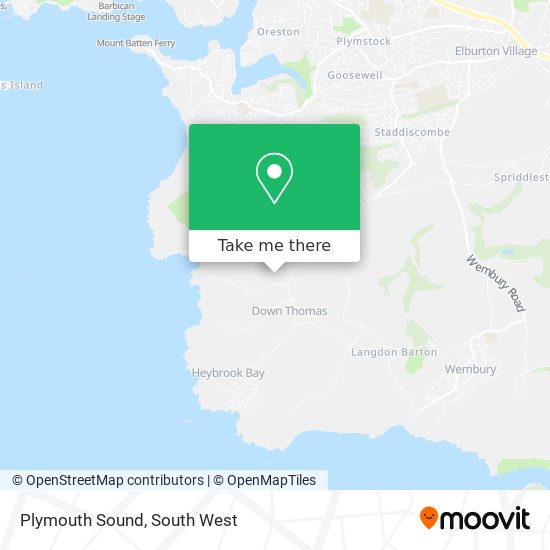 Plymouth Sound map