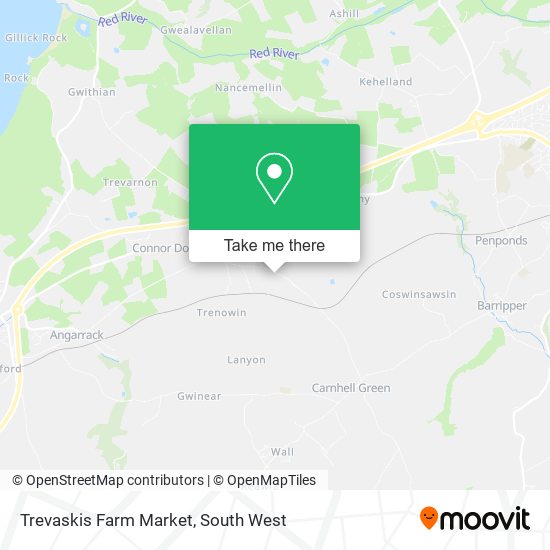 Trevaskis Farm Market map